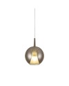 ELSA * COLGANTE CRISTAL BOLA - E27 - CROMO + OPAL (SIN BASE)